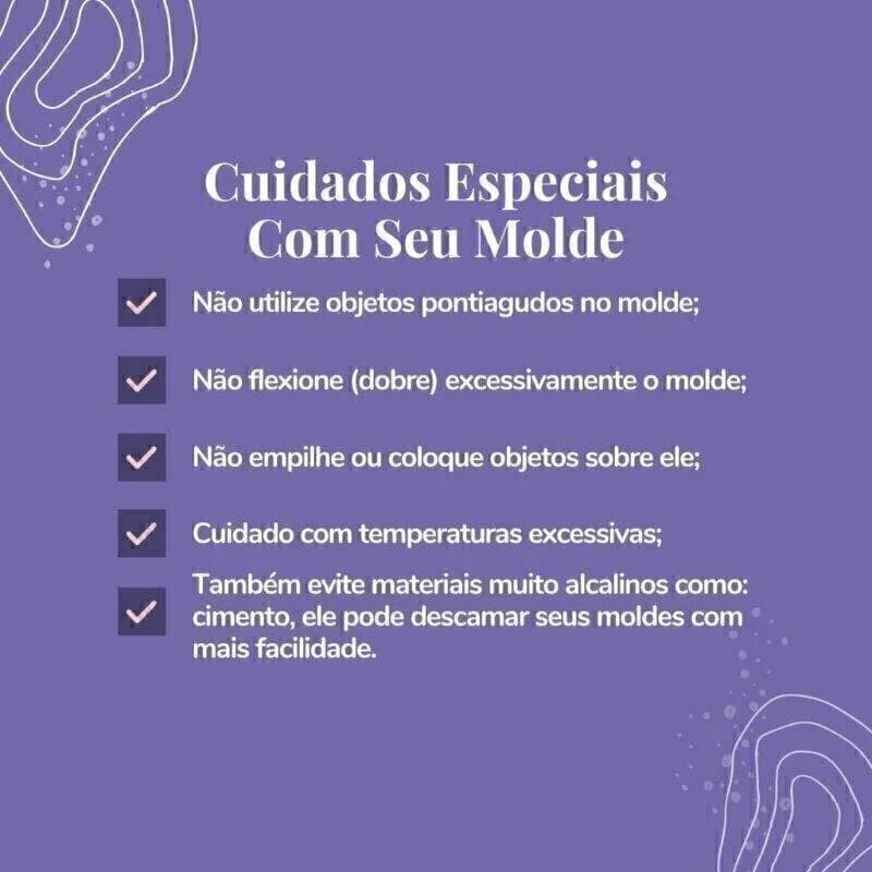 Molde de Silicone Para Resina Epóxi Redondo 5cm - Imagem 4