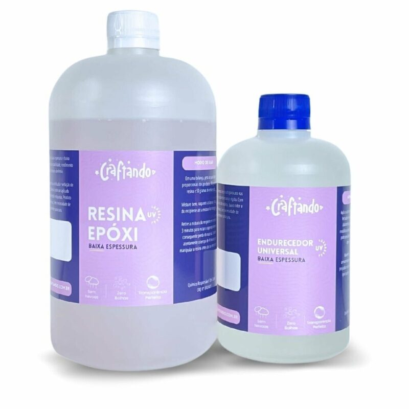 Resina Epoxi Zero Blushing e Bolhas Baixa Viscosidade 1kg