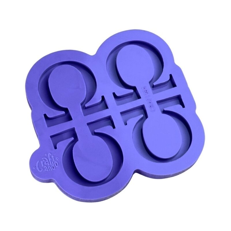 Molde de Silicone Para Resina Epóxi Ômega