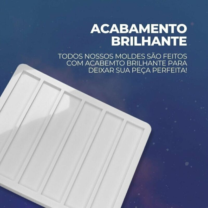 Molde de Silicone Para Resina Epóxi Marcador de Página 14cm - Imagem 3