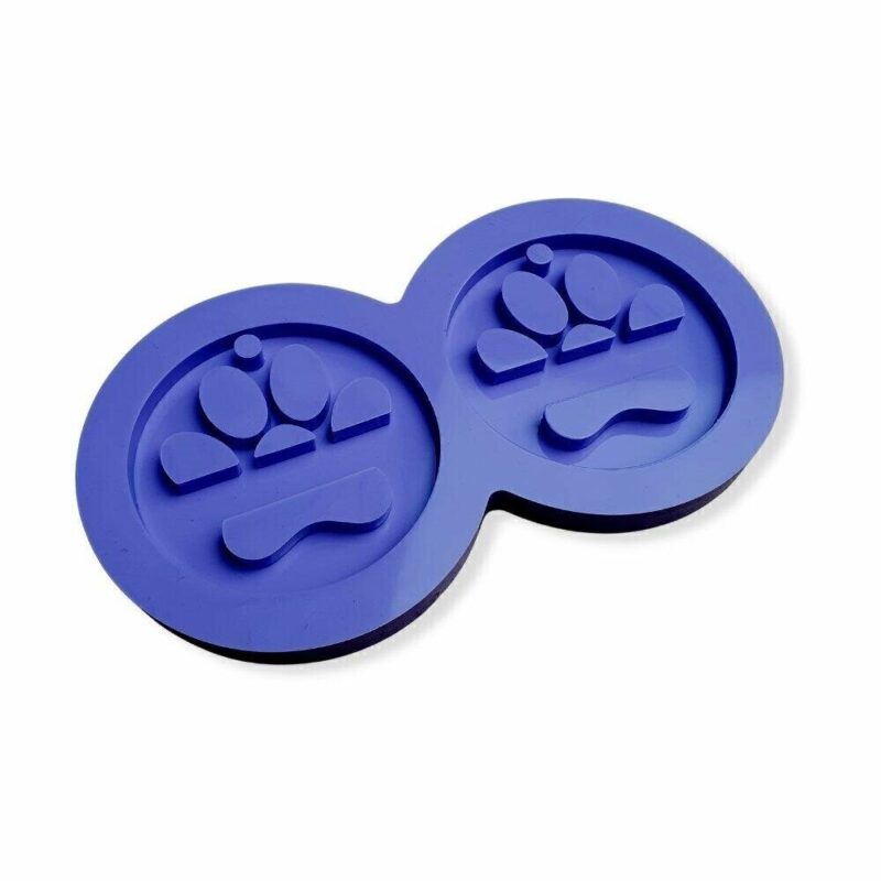 Molde de Silicone Para Resina Epóxi Chaveiro Tag Nome do Pet