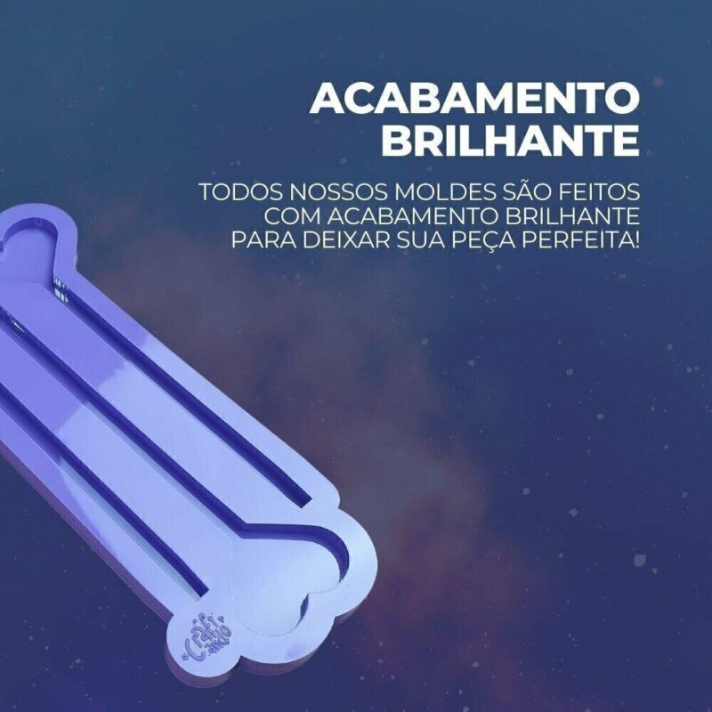 Molde de Silicone Para Resina Epóxi Caneta Coração - Imagem 3