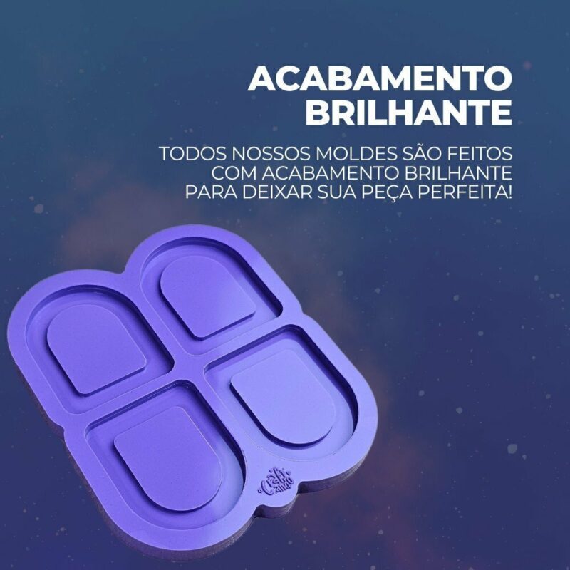 Molde de Silicone Para Resina Espelho Portal Mini - Imagem 2