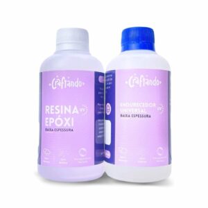 Resina Epoxi Zero Blushing e Bolhas Baixa Viscosidade 450g