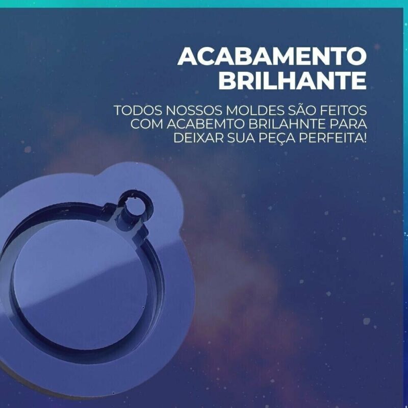 Molde de Silicone Para Resina Epóxi Bolinha de Natal Shaker - Imagem 3