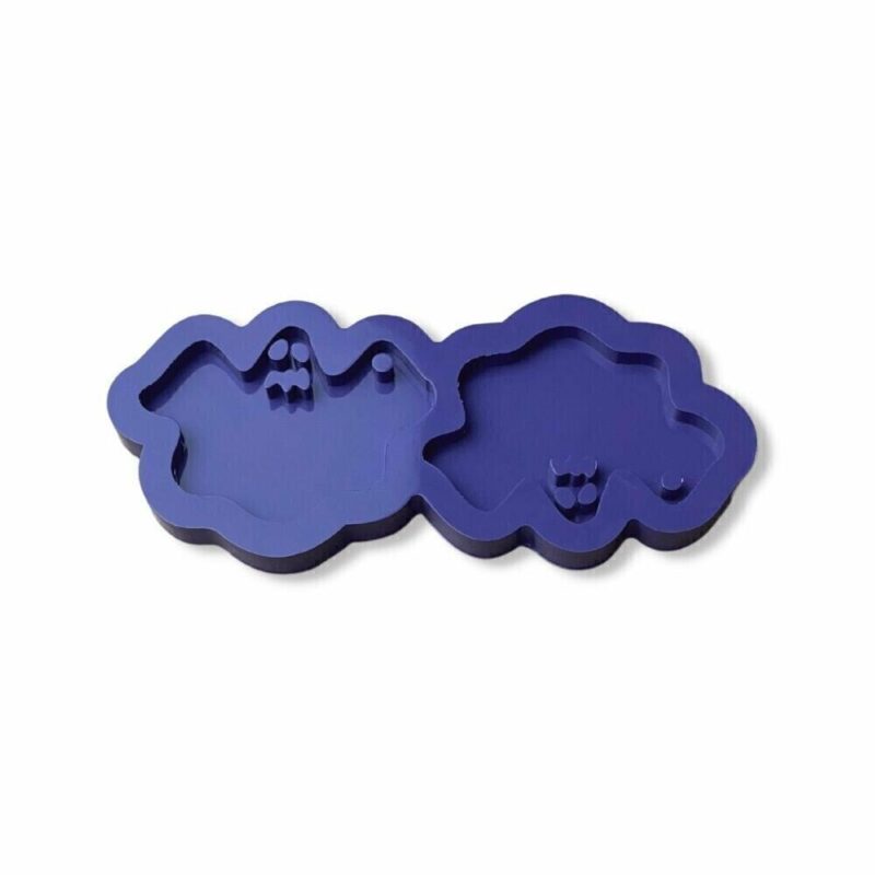 Molde de Silicone Para Resina Epóxi Chaveiro Hallowen Fantasma