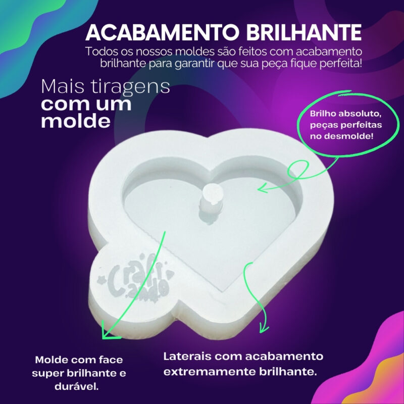 Molde Mini Coração - Imagem 3