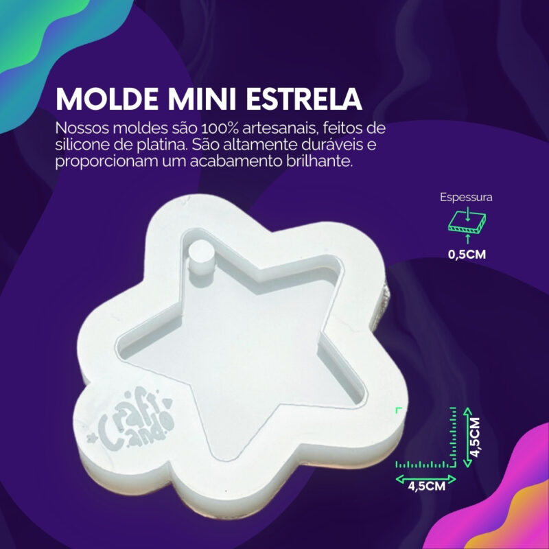 Molde Mini Estrela - Imagem 2