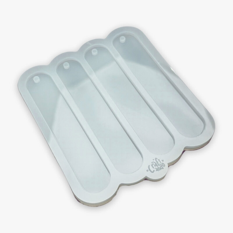 Molde de Silicone Para Resina Epóxi Marcador de Página Oval