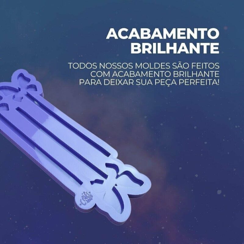 Molde de Silicone Para Resina Epóxi Caneta Borboleta - Imagem 3