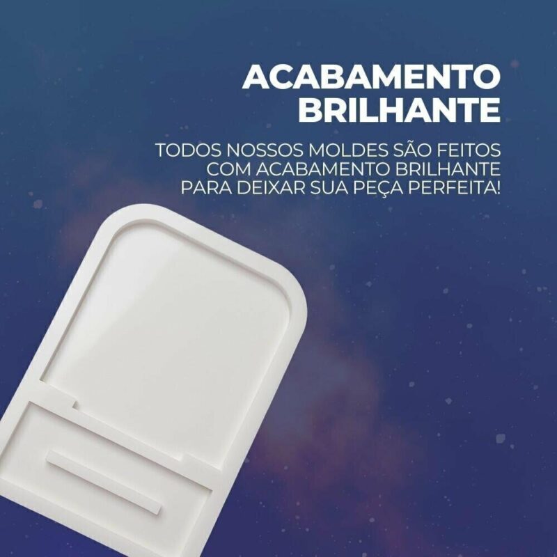 Molde de Silicone Para Resina Epóxi Placa Pix Quadrada - Imagem 3