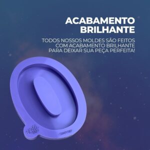Molde de Silicone Para Resina Epóxi Número 0 com 10cm - Image 3