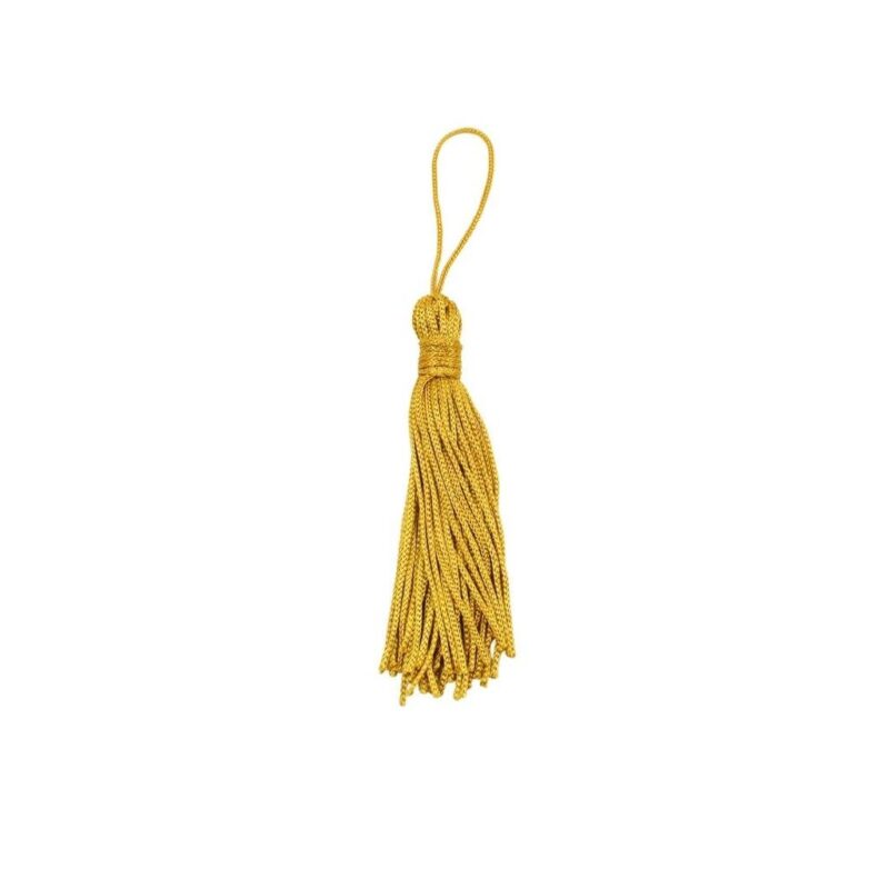 Pompom Tassel Ouro Velho 10un
