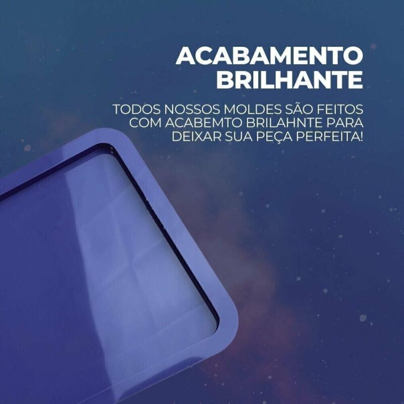Molde de Silicone Para Resina Epóxi Porta Copos Quadradro - Imagem 3