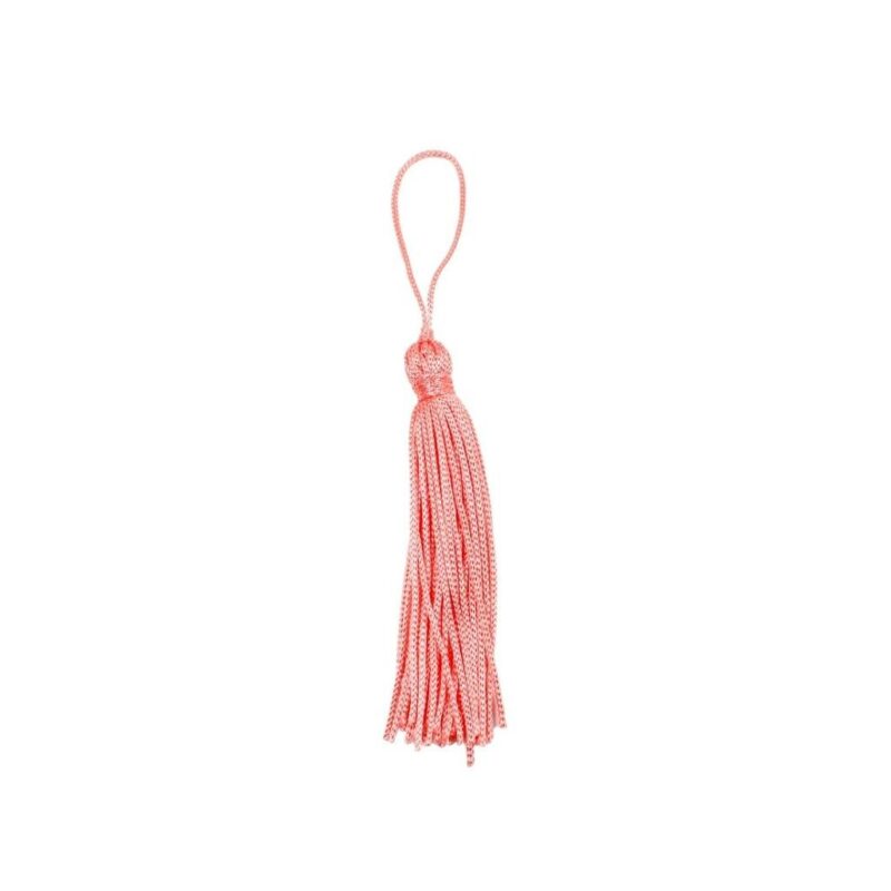 Pompom Tassel Salmão 10un