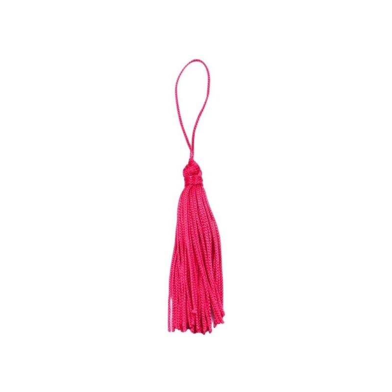 Pompom Tassel Rosa Escuro 10un
