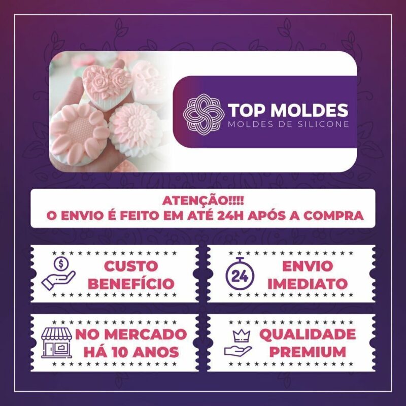 Forma de Silicone Arabesco Redondo - Image 4