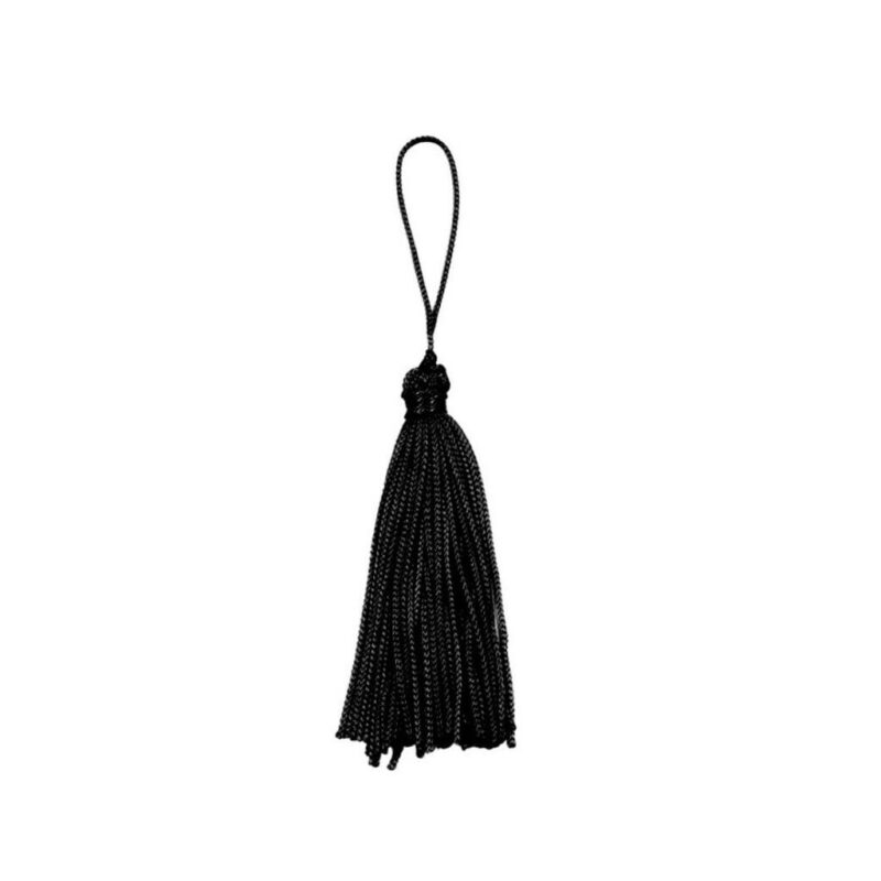 Pompom Tassel Preto 10un