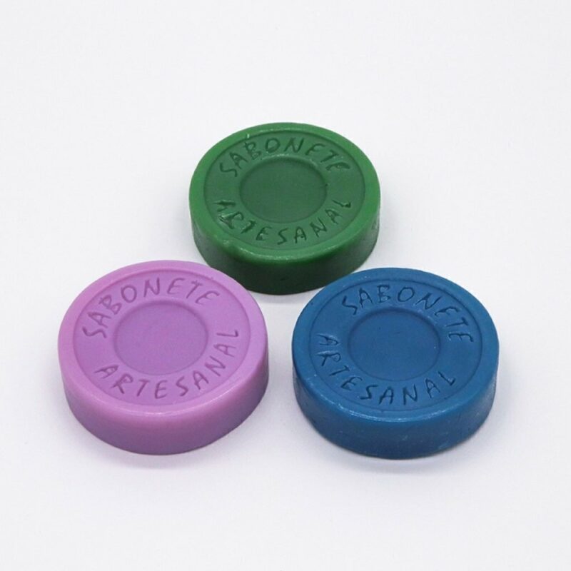 Forma de Silicone Sabonete Artesanal Redondo - Imagem 2