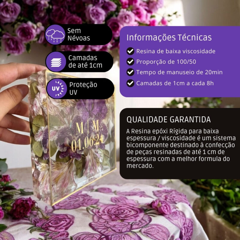 Resina Epóxi Flexível FlowFlex Baixa Viscosidade 450g - Imagem 4
