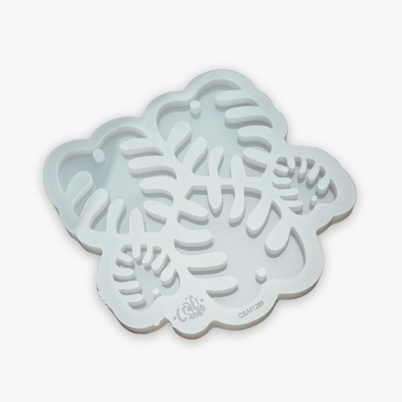Molde de Silicone Para Resina Epóxi Brincos e colar Costela de Adão
