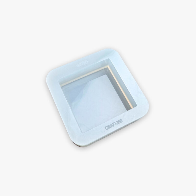 Molde de Silicone Para Resina Eternização Quadrado P 6cm