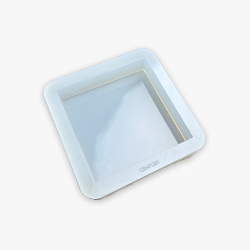 Molde de Silicone Para Resina Eternização Quadrado M 9cm