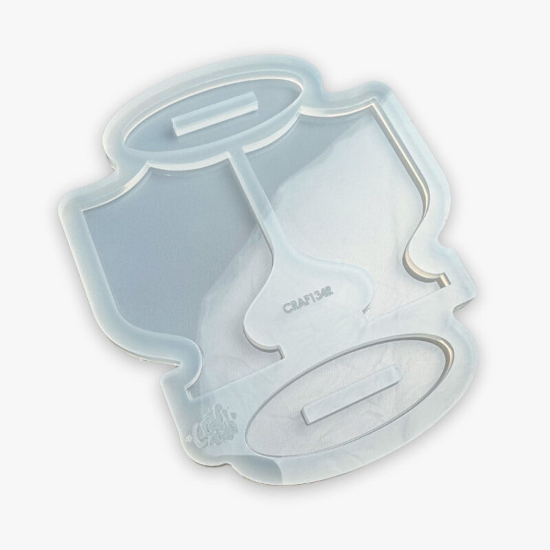 Molde de Silicone Para Resina Troféu / Premio Escudo 11cm