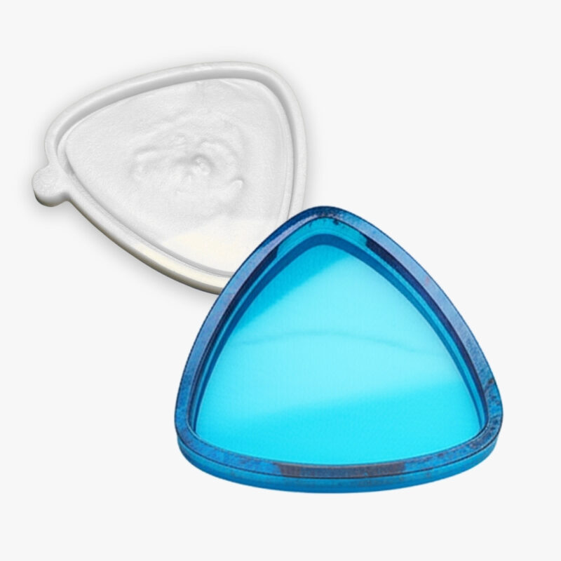 Molde de Silicone Para Resina Bandeja Triangular 15cm