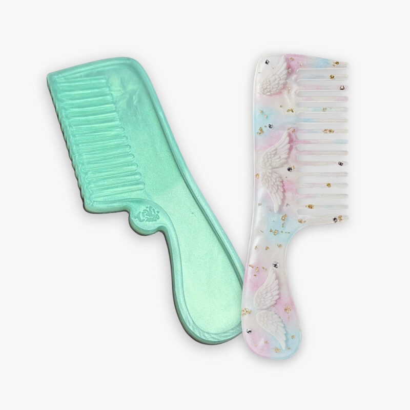 Molde de Silicone Para Resina Pente Clássico 20cm